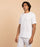 Samyama Unisex Organic Cotton Half-sleeve Sadhana T-Shirt - White