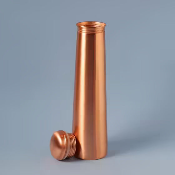 Sadhguru Quote Copper Bottle. For storing and drinking water. A festive gift for home and office.