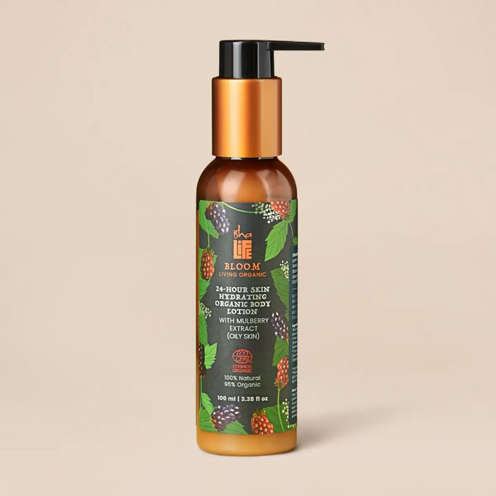 Bloom 24 Hours Skin Hydrating Organic Lotion With Mulberry Extract (Oily Skin) - 100ml
